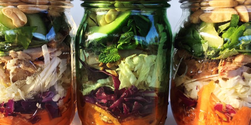 Vietnamese Salad Jar with Chicken