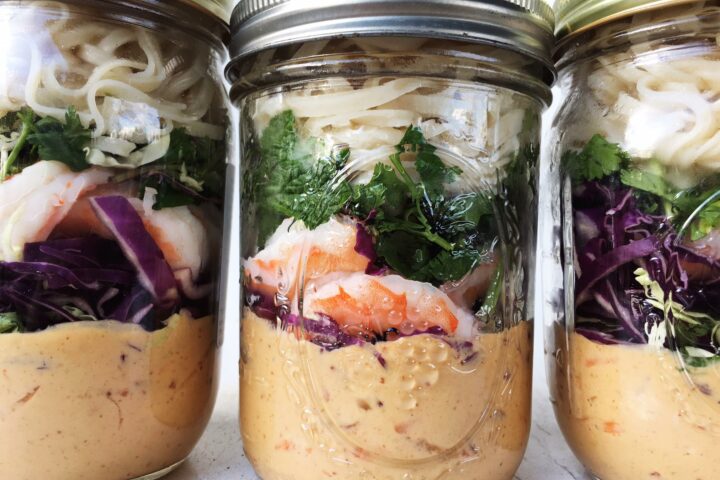 Spring Roll Jar with Shrimp