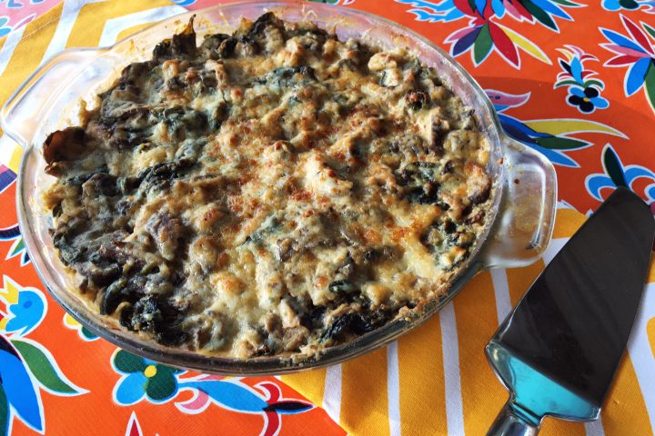 Roasted Summer Vegetable Gratin with Chicken