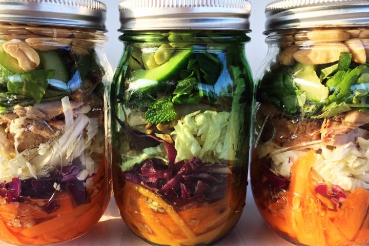 Vietnamese Salad Jar with Chicken